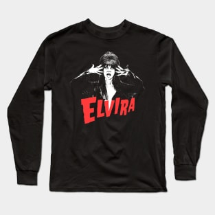 90s Elvira Mistress Of The Dark Long Sleeve T-Shirt